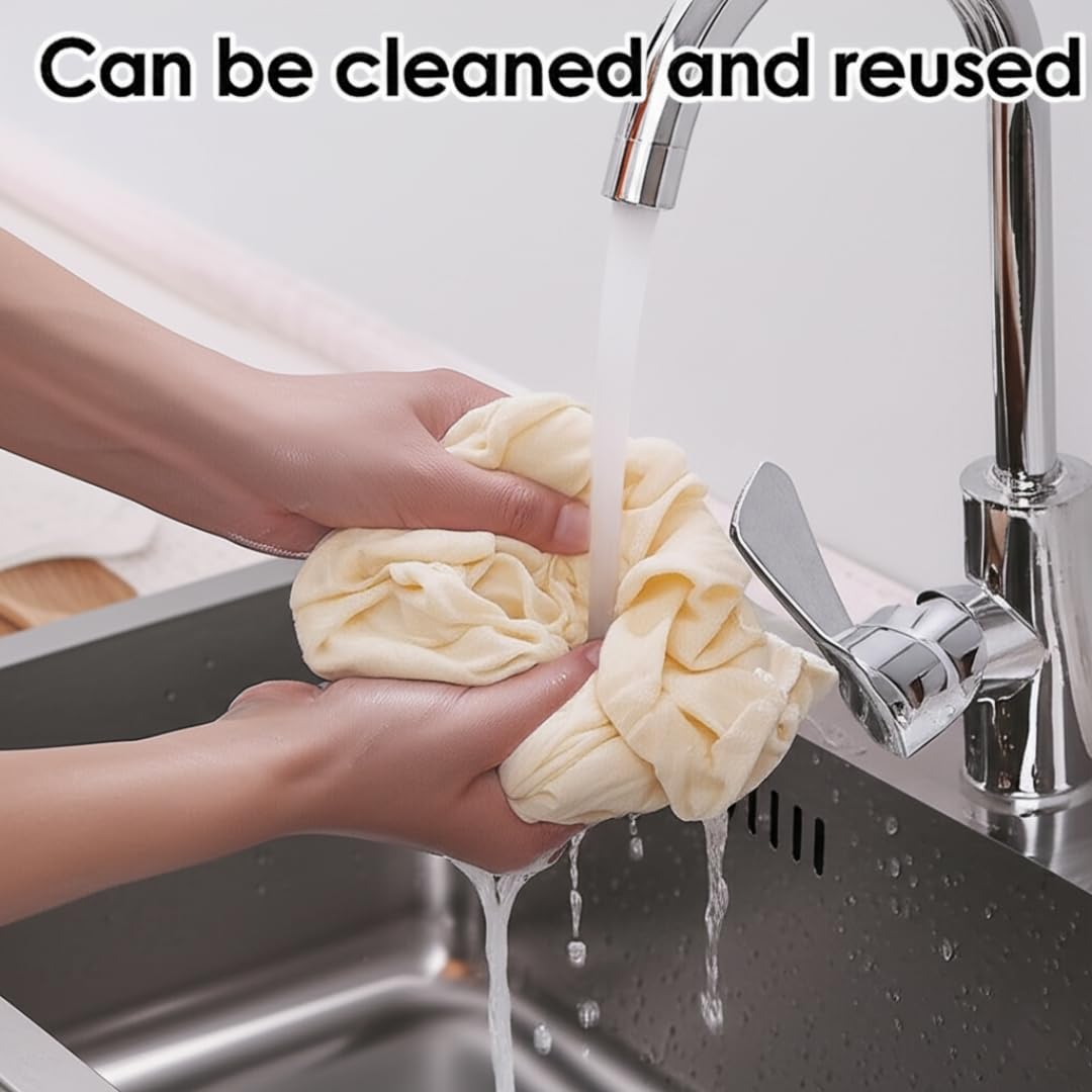 Bless International Premium Cotton Cheese Cloth Ultra Dense Butter Muslin For Straining Nut Milk Crafts & More 20x20 Inch 2 Hemmed Edges Grade 100 XL Unbleached & Reusable Off White - Image 4