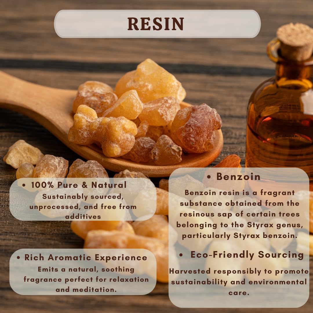 Bless International Premium Grade A Indian White Copal Resin Dammar 100% Pure Natural Organic Blanco Tree Sap Gum Incense Sacred Aroma for Meditation Cleansing Wellness 0.5Lb-226.7-Grams-8-Ounce - Image 4